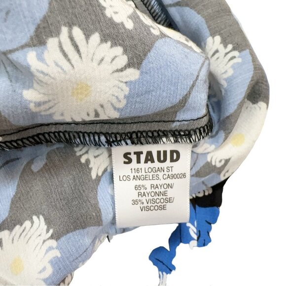 STAUD  Danica Dress - White Acid Floral - Picture 14 of 14